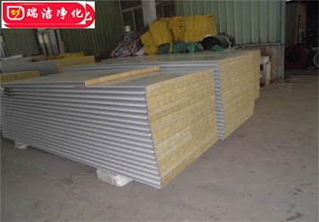 彩鋼板，巖棉夾芯板，